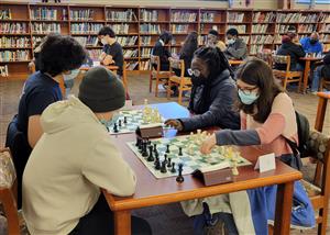 students playing chess
